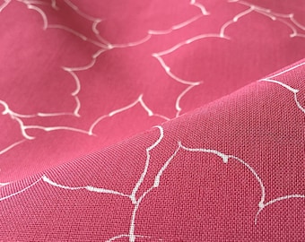 Women's summer kimono,mixed silk,unlined,dark pink,hitoe,sakura pattern,cherry blossoms,long kimono,japanese dress,dress,japanese fashion,