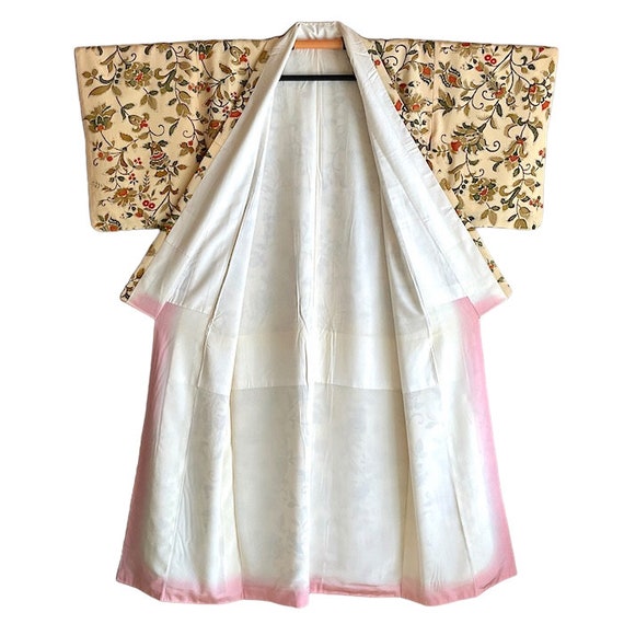 Women's kimono,silk kimono,imaginary flowers,pers… - image 8