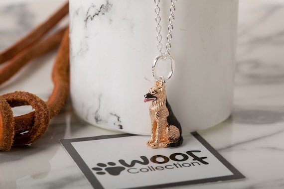 German Shepherd Pendant German Shepherd Necklace Alsatian Necklace Etsy Canada