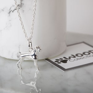 Boxer Dog Pendant: Sterling Silver Necklace, Pet Memorial Jewelry
