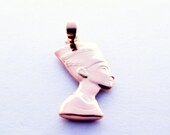 18K Gold Filled Nefertiti Charm Pendant Egyptian Queen Pendant Ancient Egyptian Jewelry Making