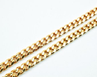 6MM 18k Gold Filled Figaro Anklet \u2022Layering Gold Anklet\u202218K Gold Filled Chain\u2022 Figaro Anklet\u2022 Figaro Chain \u2022 Everyday Anklet \u2022 Body Jewelry