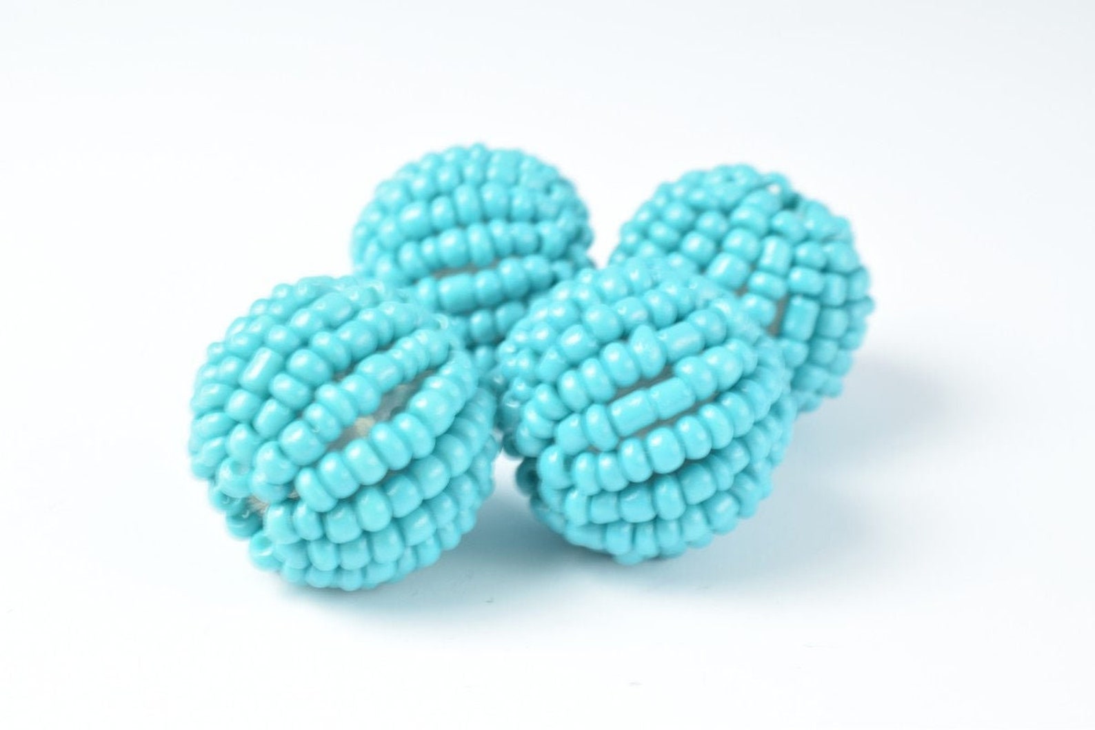 Seed Beads Bon Bon Round Ball Beads, Size 18mm.20mm.23mm Wrapped Beads ...