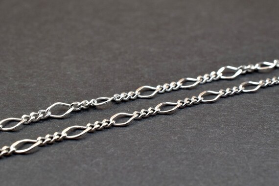 925 Sterling Silver Chain With PVD Silver Filled Plated on