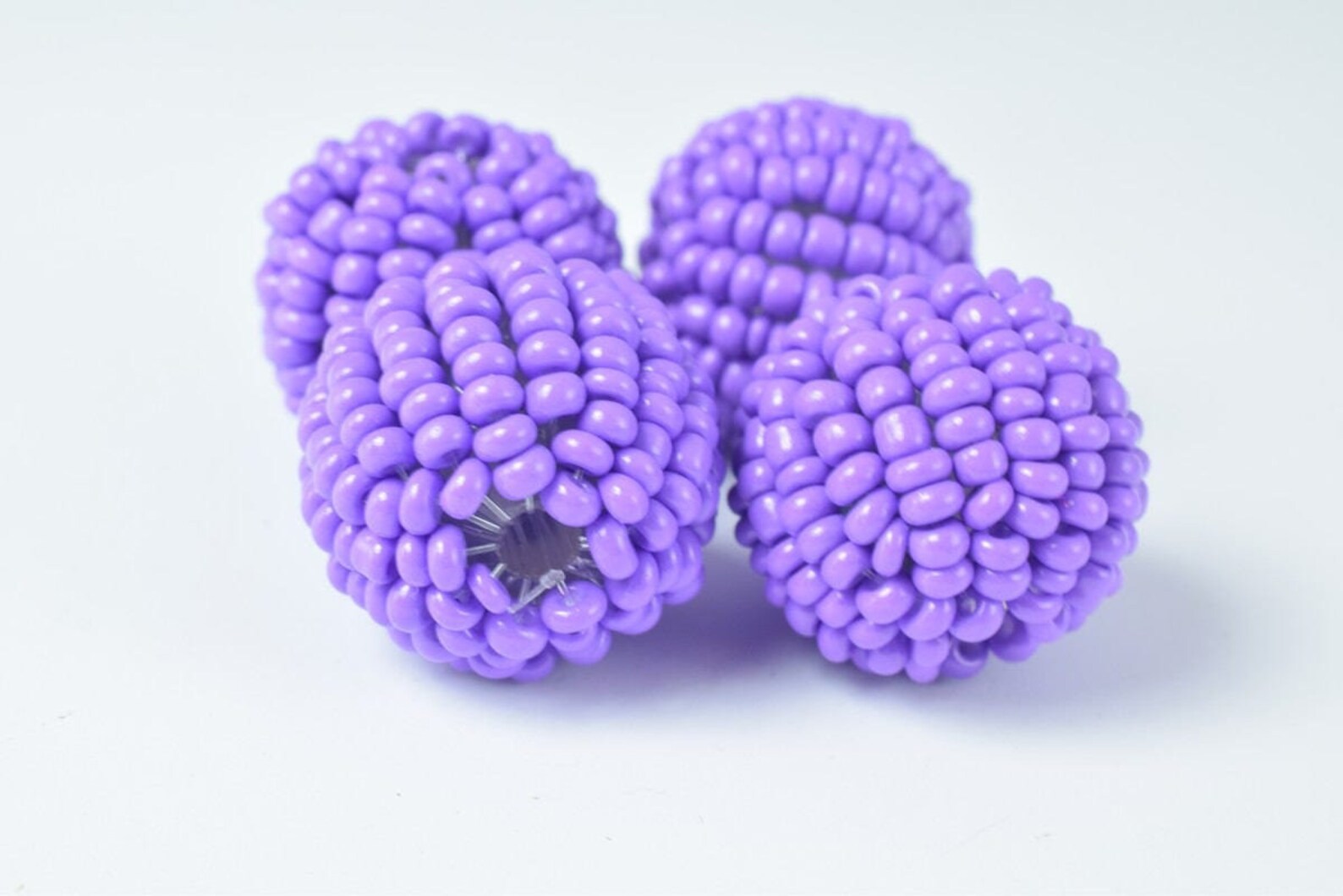 Seed Beads Bon Bon Round Ball Beads, Size 18mm.20mm.23mm Wrapped Beads ...