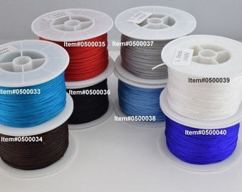 Nylon cord knot shamballa macrame bead beading size 1mm thread cord
