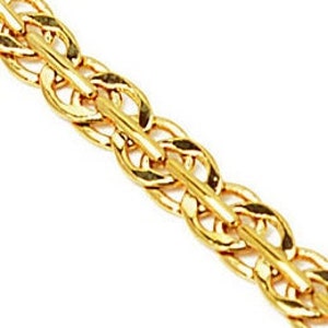 18K PVD Gold Filled Double Cuban Link Cable Chain 19.5&quot; to 23.5&quot; Long 3/3.5/5/7 mm Width For DIY Jewelry Making