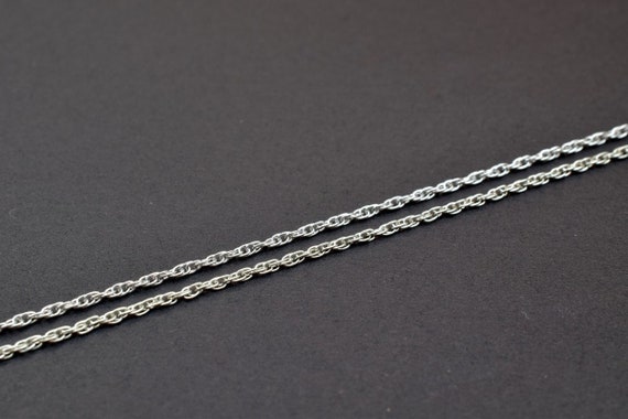 18-30MEN WOMEN 925 STERLING SILVER 2MM BEAD CHAIN ICY CZ LETTER L