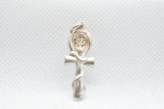 シルバー 800 アンクペンダント 古代エジプトのチャーム 生命の鍵