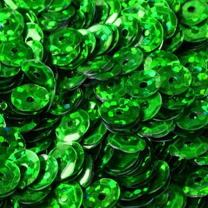3/4/6mm green cup glossy shiny sequins sheen round sequins/loose paillettes,wholesale sequins,shimmering sequin apparel