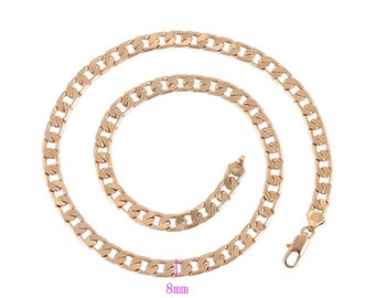 Catena Da Donna In Oro Giallo 9 Kt Maglia Veneziana Sottile Lunghezza 40 Cm | G - Foto 9