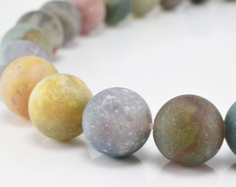 Matte indian agate gemstone round beads 4mm/6mm/8mm/10mm/12mm natural stones beads natural healing stone chakra stones for jewelry making
