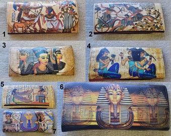 Unique Hieroglyphic Inspired Wallets for Egyptian Enthusiasts - Perfect Gifts for the Holidays!