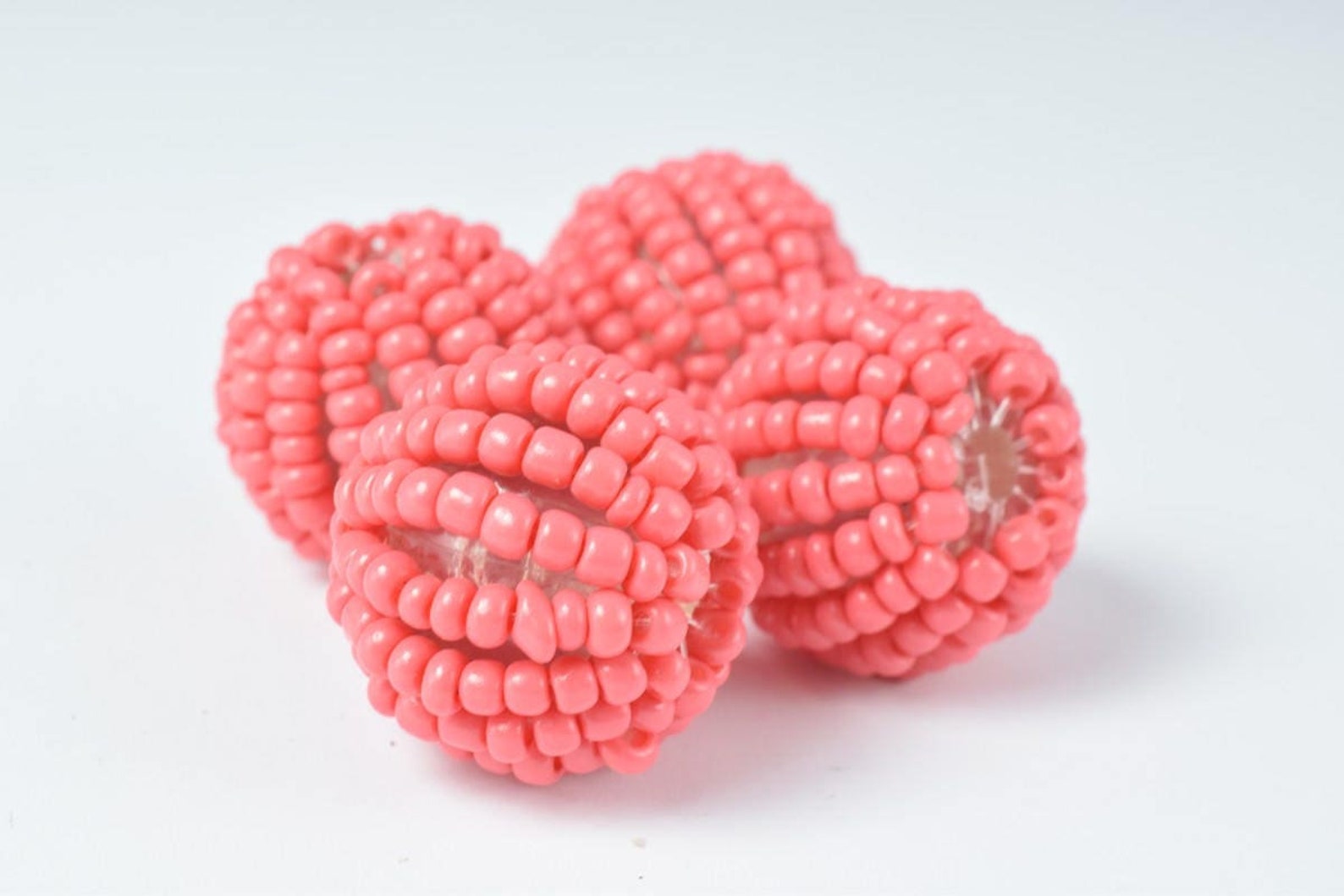 Seed Beads Bon Bon Round Ball Beads, Size 18mm.20mm.23mm Wrapped Beads ...