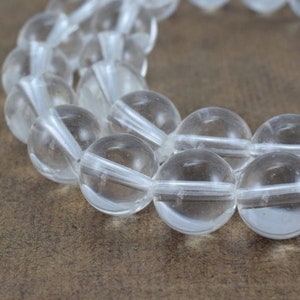 New crystal clear quartz gemstone round beads 6mm,8mm,10mm loose beads birthstone natural beads for jewelry making
