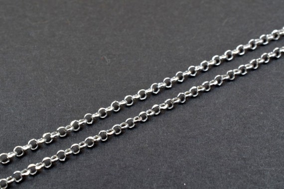 アクセサリー plllllleeeasse silver chain necklace 925 Sterling Silver Chain With PVD Silver Filled Plated on