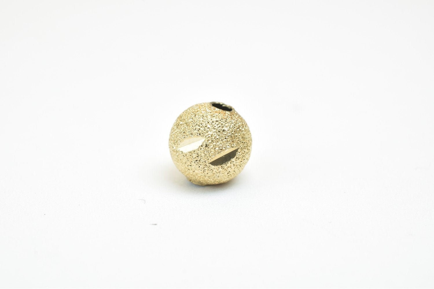 18K PVD ゴールド ビーズ サイズ 8 mm/10 mm スターダスト