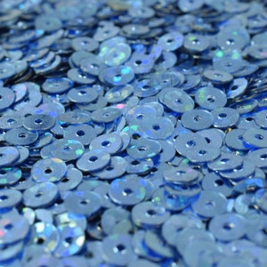 3/4/6mm ocean blue  iridescent flat sequins round sequins/loose paillettes/wholesale sequins multi-color, loose sequin apparel,shoe decor