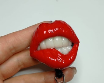 Valentines badge reel for Nurse Sexy Valentines sign jewelry Halloween Gift Woman Myself  Cosmetologist Dentist Nurse Beauty worker