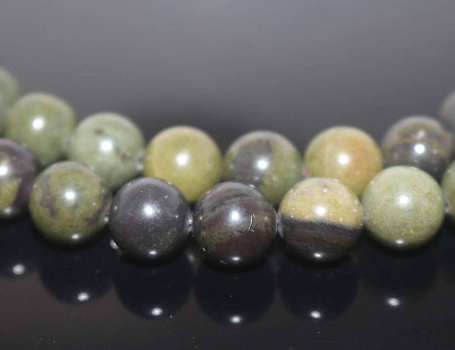 Natural African Green Jasper Round BeadsAfrican Green Jasper Etsy