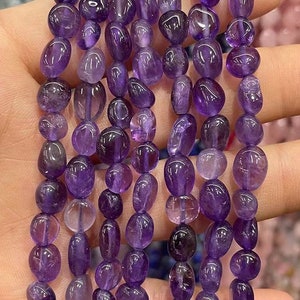 Natural Amethyst Chip Beads,Chip beads,Amethyst Chip Nugget Beads,One Strand 15&quot;