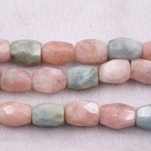 Natural AAAAAAA Morganite oval section Beads,Natural Faceted Beads Wholesale Bulk Supply,13*16mm