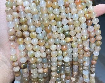 Natural Red Glass Stone Round Beads,Red Glass Stone Beads,4mm 6mm 8mm 10mm 12mm Natural beads,one strand 15",Gemstone Beads