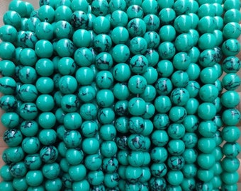 Perles De Turquoise Naturelle Percées - Italie - Sans Emballage