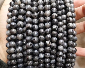 Natural Black Labradorite Round Beads,Labradorite Beads,4mm 6mm 8mm 10mm 12mm 14mm Natural beads,one strand 15",Black Labradorite beads