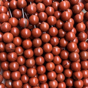 Natural Red Jasper Smooth And Round Beads,4mm 6mm 8mm 10mm 12mm Red Jasper Beads Wholesale Supply,one strand 15&quot;