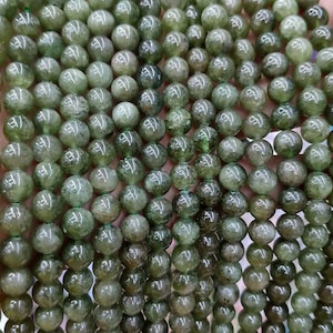 Natural Green Apatite Smooth Round Beads,6mm 8mm 10mm 12mm Green Apatite Beads Wholesale Supply,one strand 15&quot;