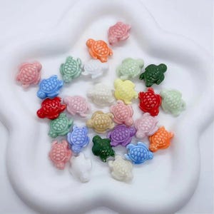 10 pcs 18×15mm Ceramic Turtle loose beads,large hole handmade bracelet necklace ceramic beads accessories,Turtle ceramic beads