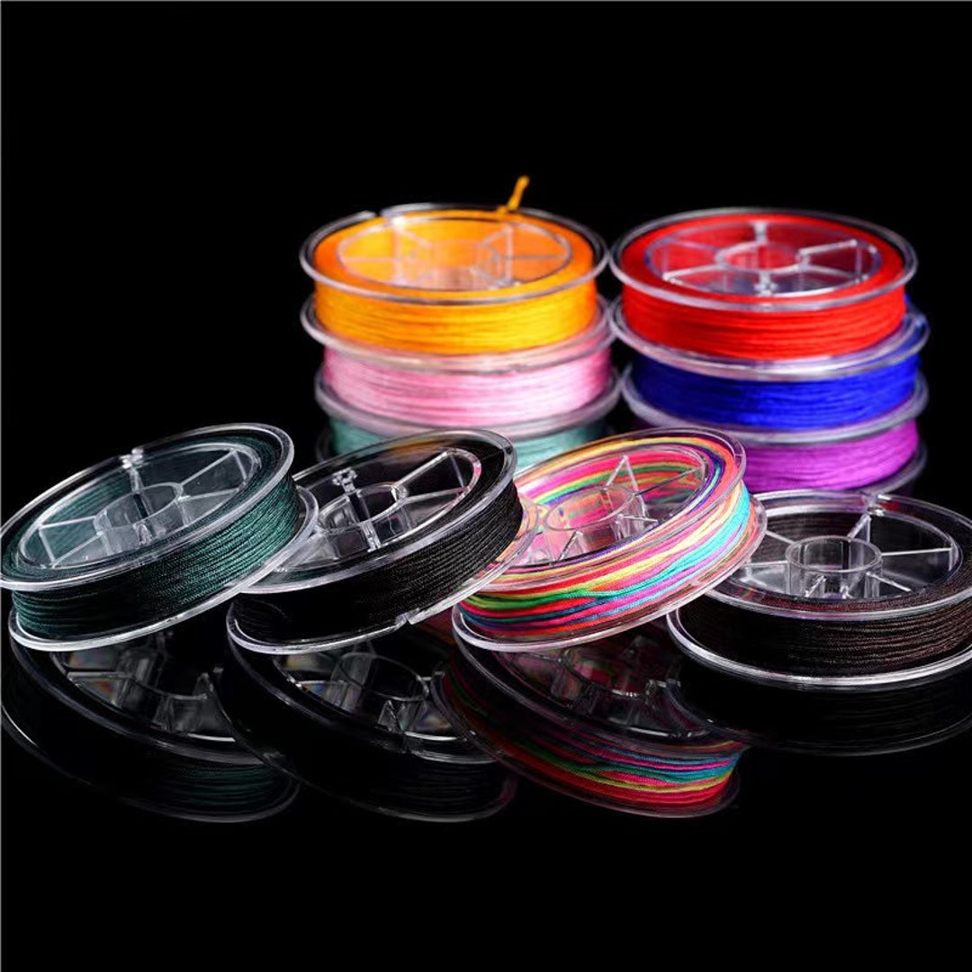 Locket Making Thread 10 Rolls 0.8mm Jewelry Making Wire,beading Wire Cord Thread String for ...