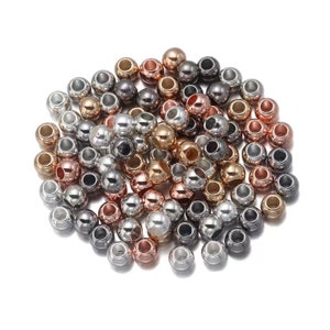 100 pcs Big Hole Beads,Wholesale Beads Supply