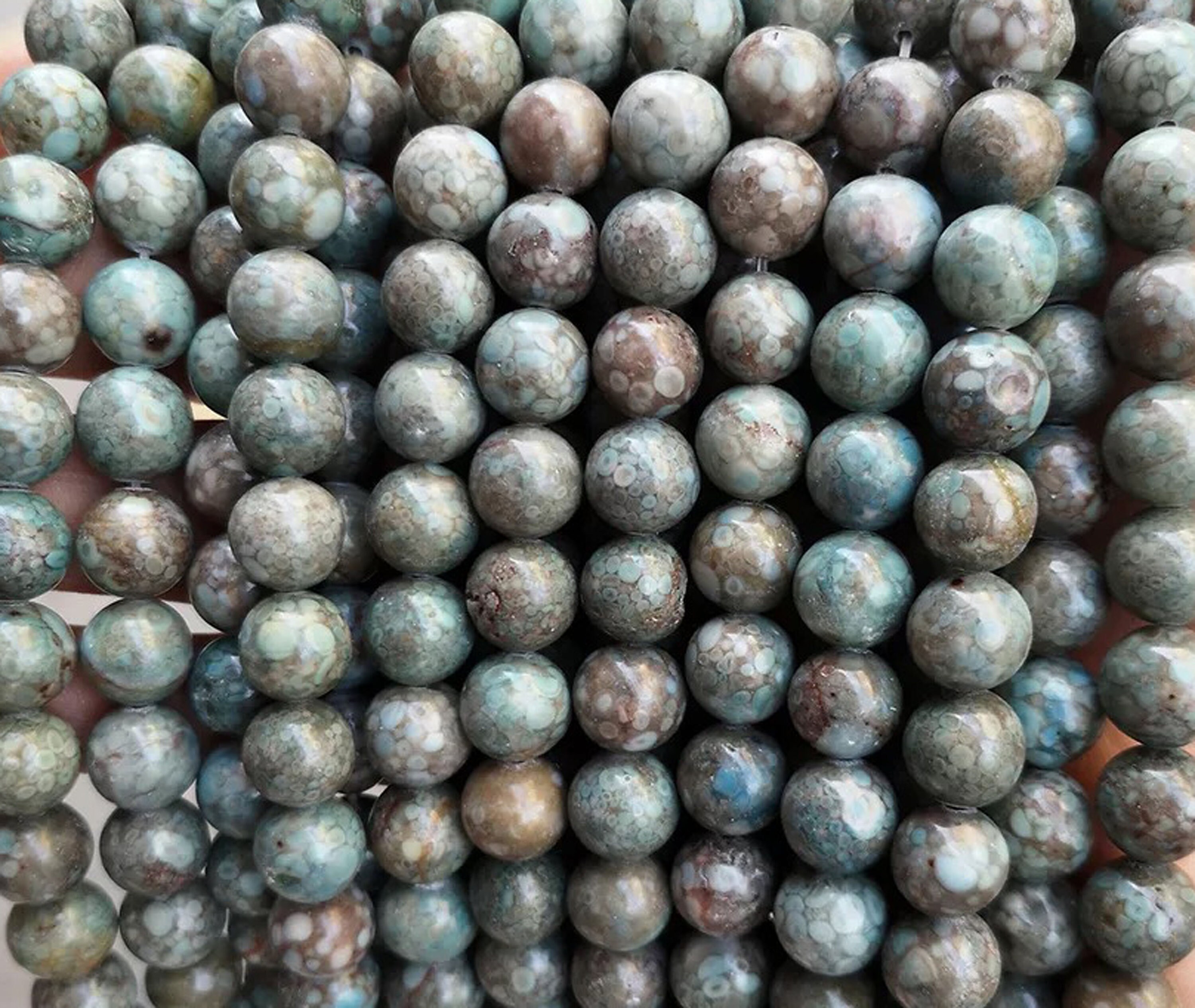 Natural Maifanite Stone Smooth Round Beads4mm 6mm 8mm 10mm Etsy