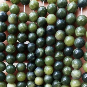 Natural Jade Smooth Round Beads ,one strand 15&quot;,4mm 6mm 8mm 10mm 12mm Jade Beads Wholesale Supply