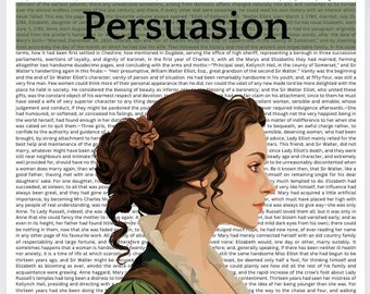 Persuasion Printable PDF 8.5" x 11" Literary Bookish Classroom Decor