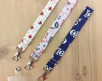 Hand strap for mobile phone - Paris, heart, skull - Wrist strap, cord, smartphone bracelet - Gift idea