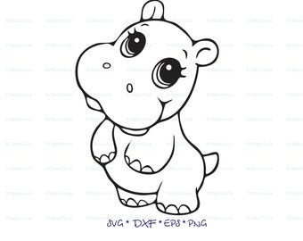 Download Hippo Svg Etsy