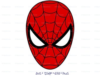 Download Spiderman Mask Svg Etsy