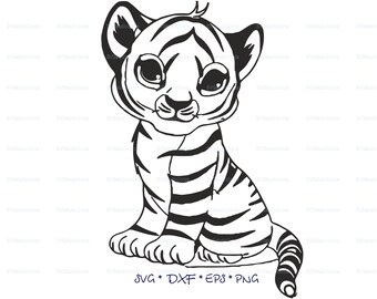 Download Tiger Cub Svg Etsy