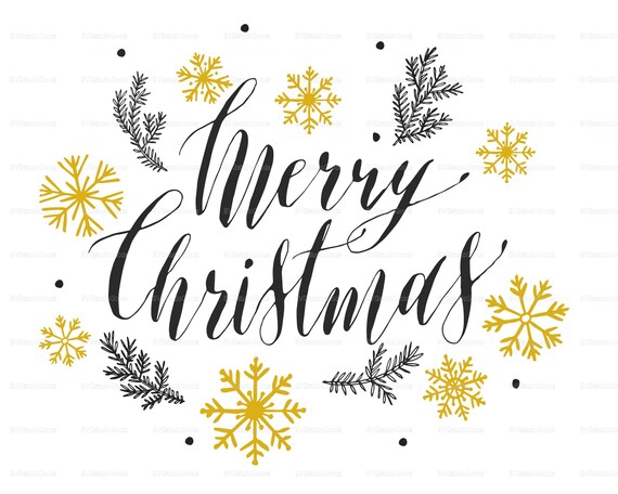 Download Free Merry Christmas Svg Merry Christmas Clipart Eps Dxf Png Etsy SVG DXF Cut File