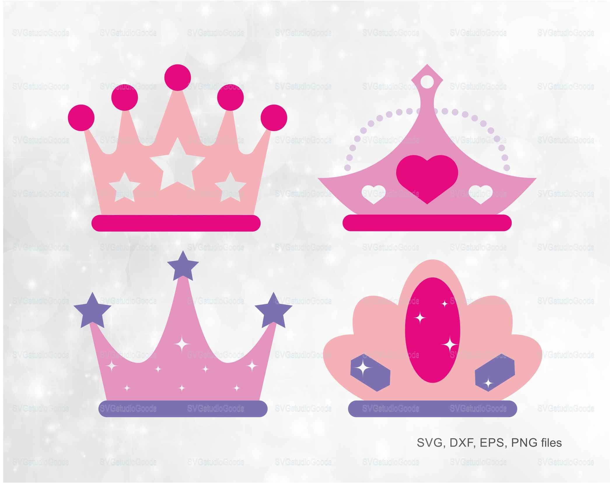 Download Princess Crowns Svg Princess Crown Svg Crown clipart Eps ...
