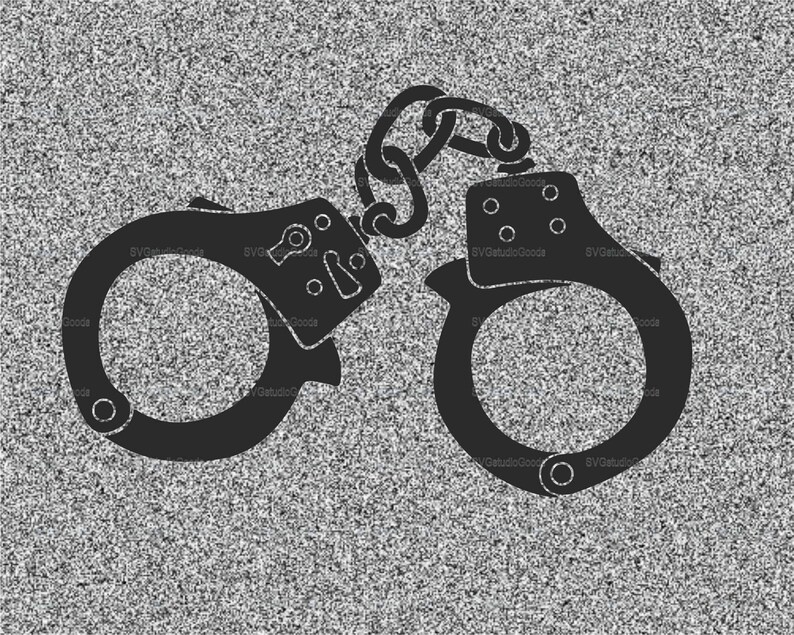 Handcuff SVG Handcuff clipart Eps Dxf Png Pdf Handcuff | Etsy