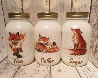 Fox Kitchen Decor Etsy