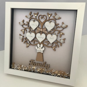 Family Tree Frame, Mothers Day, Family Tree gift, Personalised, Anniversary Gift, Birthday Gift, Wedding Gift