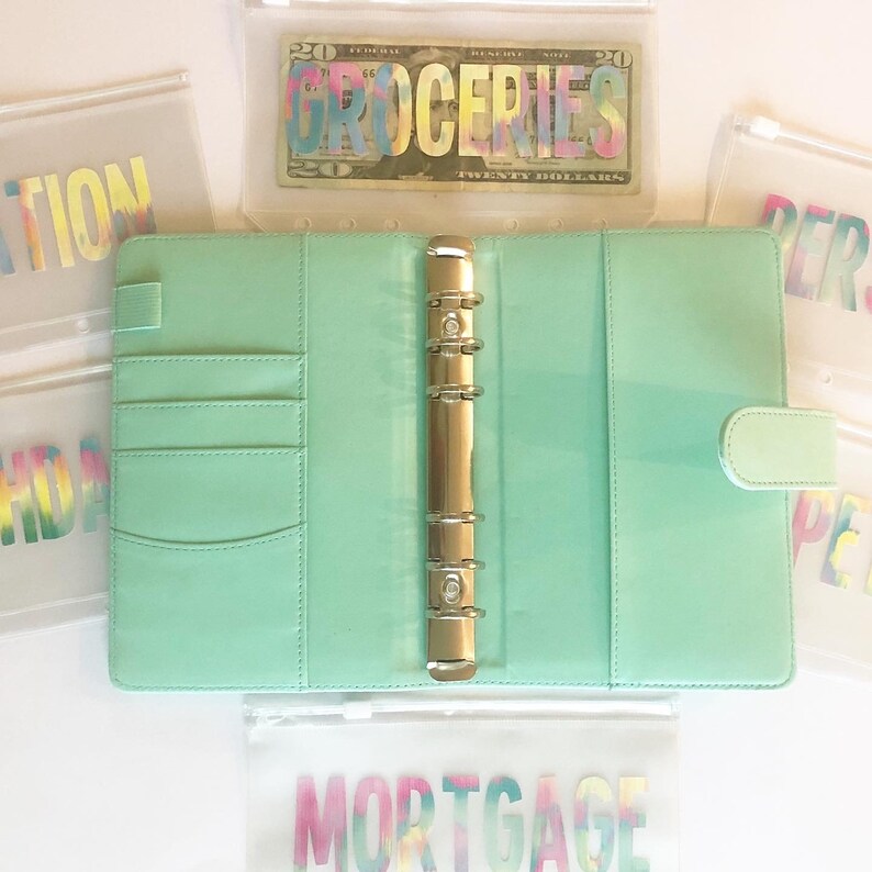 Cash Envelopes Plastic Cash Envelope System Dave Ramsey Etsy