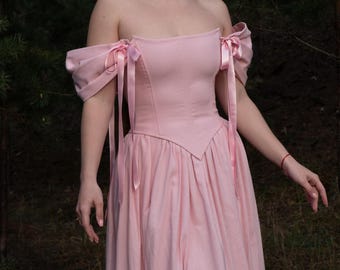 Renaissance trouwjurk, middeleeuwse bruidsjurk, korset trouwjurk, romantische kasteeltrouwjurk, bruidsjurk aangepast formaat