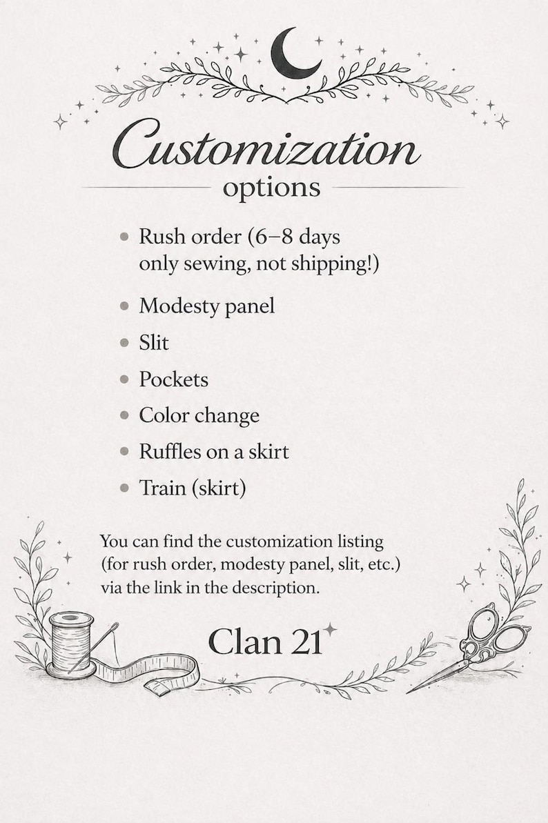 dress customization options corset dress color sleeves slit