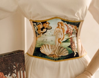 Renaissance corset belt, ren faire underbust corset lingerie